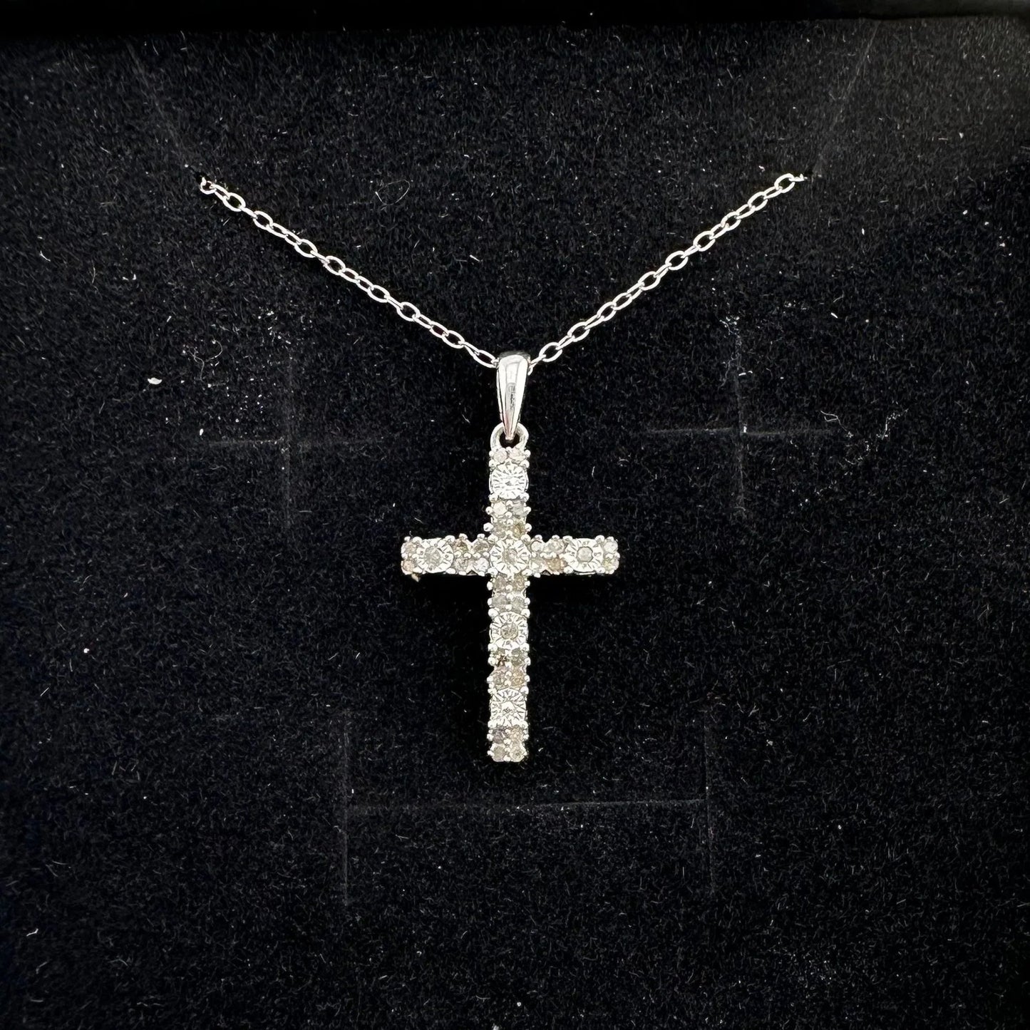 Beautiful Diamond Cross Necklace - A+ Stuff