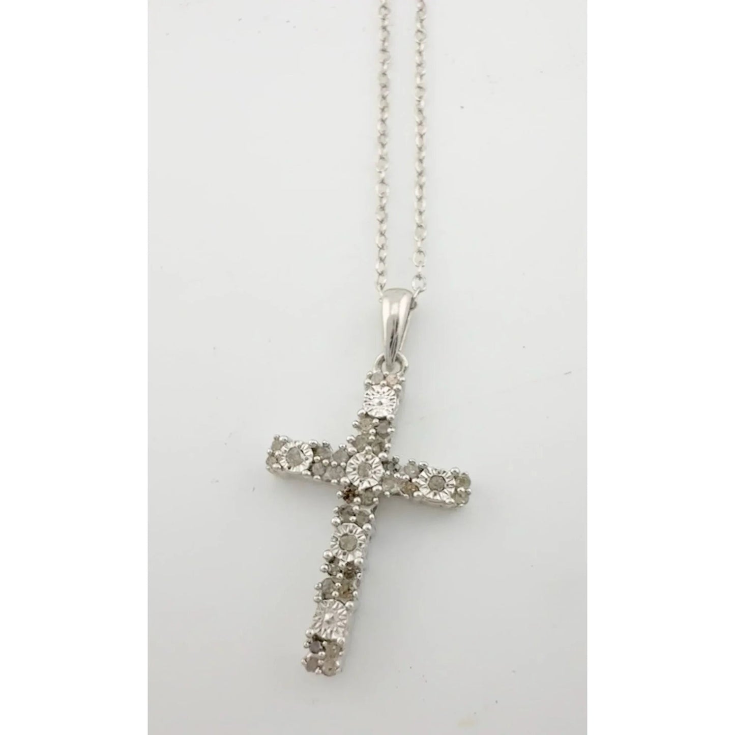 Beautiful Diamond Cross Necklace - A+ Stuff