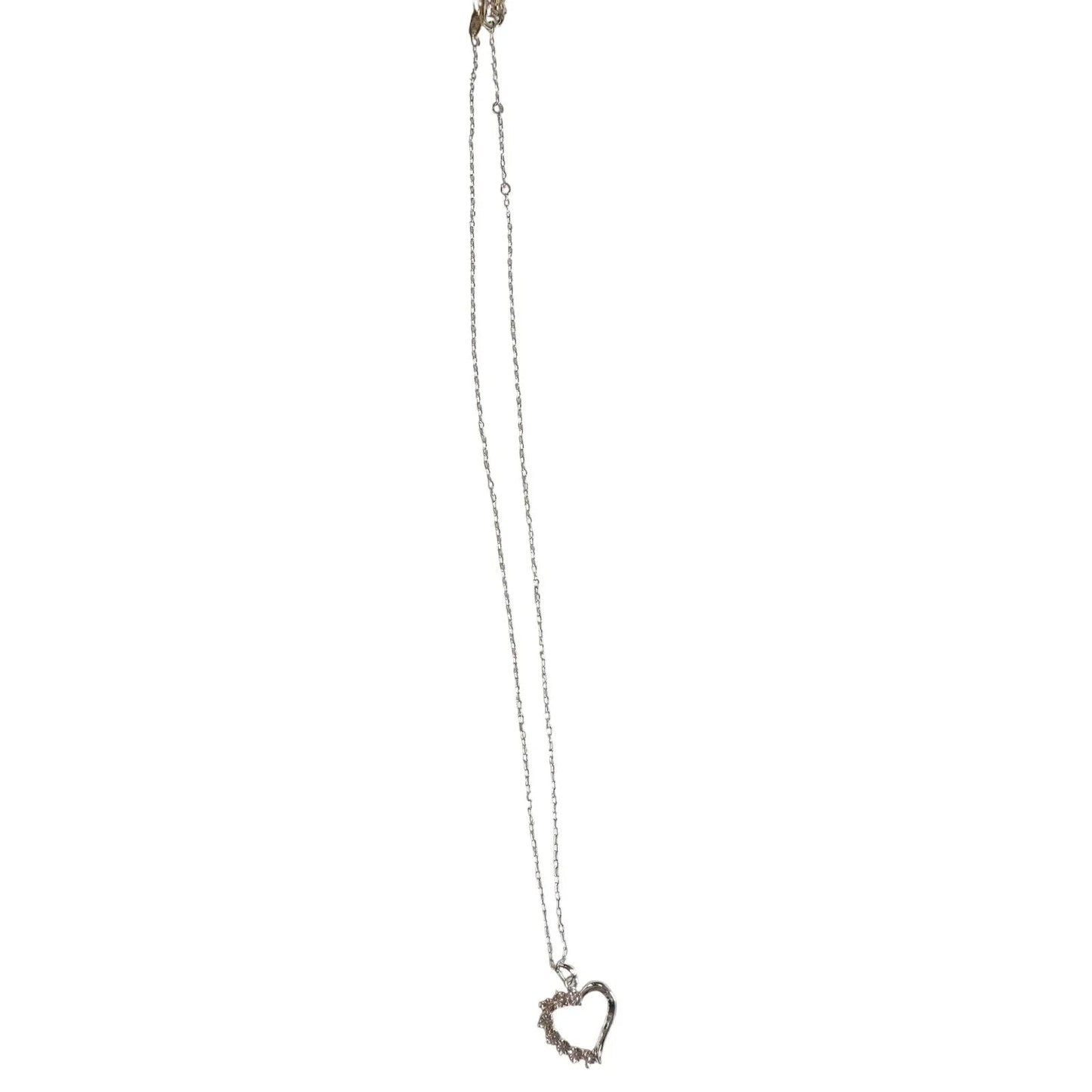 Beautiful Heart Necklace - Illusion Set Diamond Accent - Unbranded - Necklace - A+ Stuff