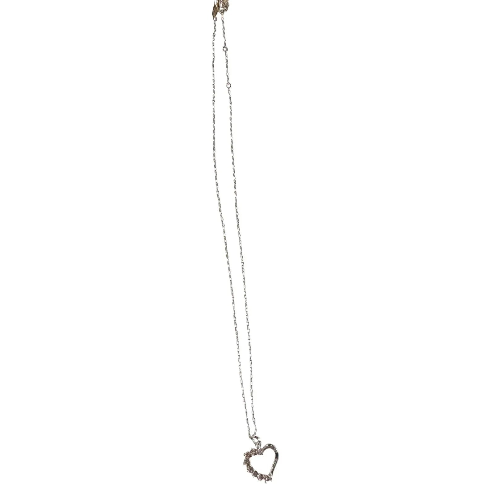 Beautiful Heart Necklace - Illusion Set Diamond Accent - Unbranded - Necklace - A+ Stuff