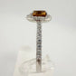 Beautiful Lab Created Sultanite Color Change Halo Ring - Size 6 - A+ Stuff