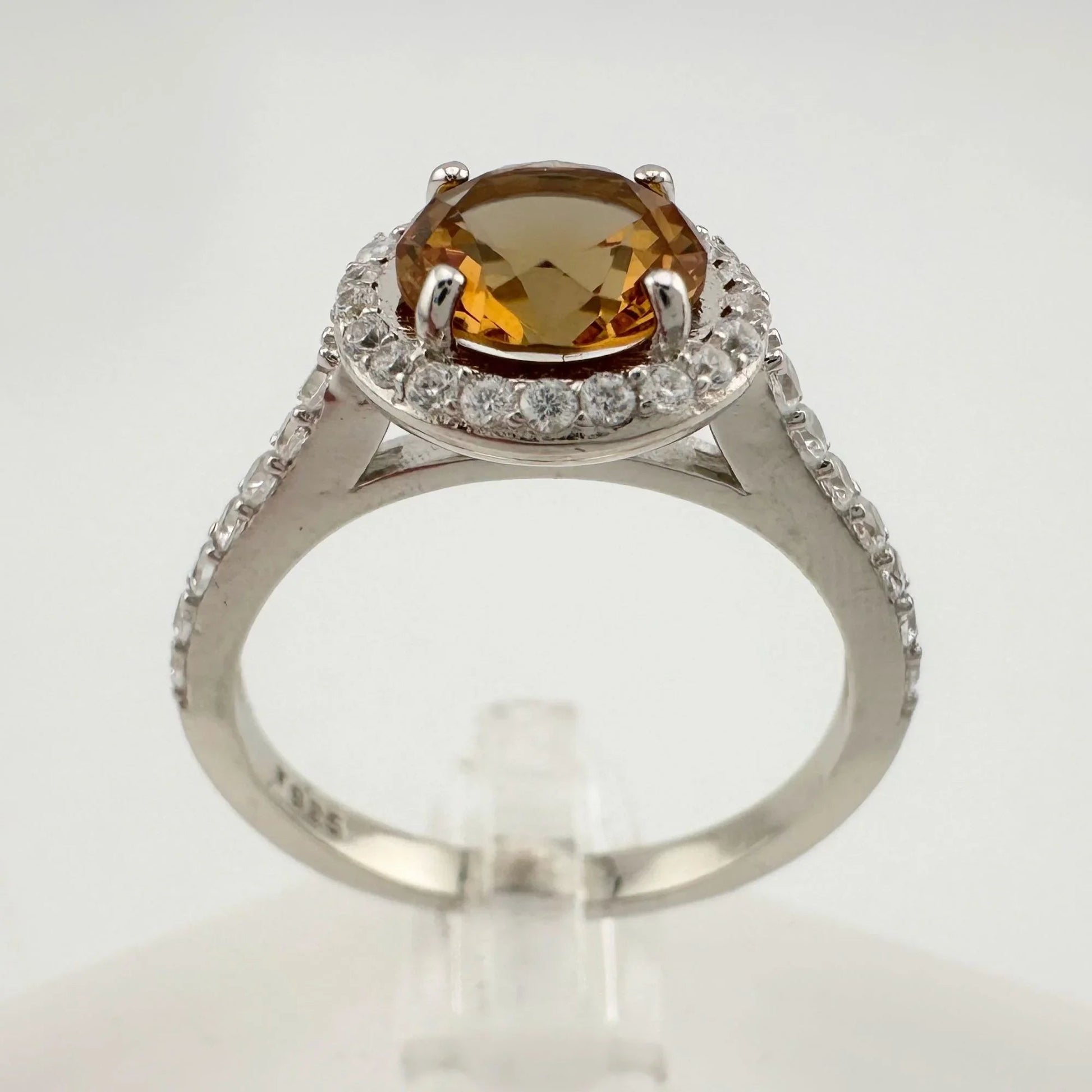 Beautiful Lab Created Sultanite Color Change Halo Ring - Size 6 - A+ Stuff