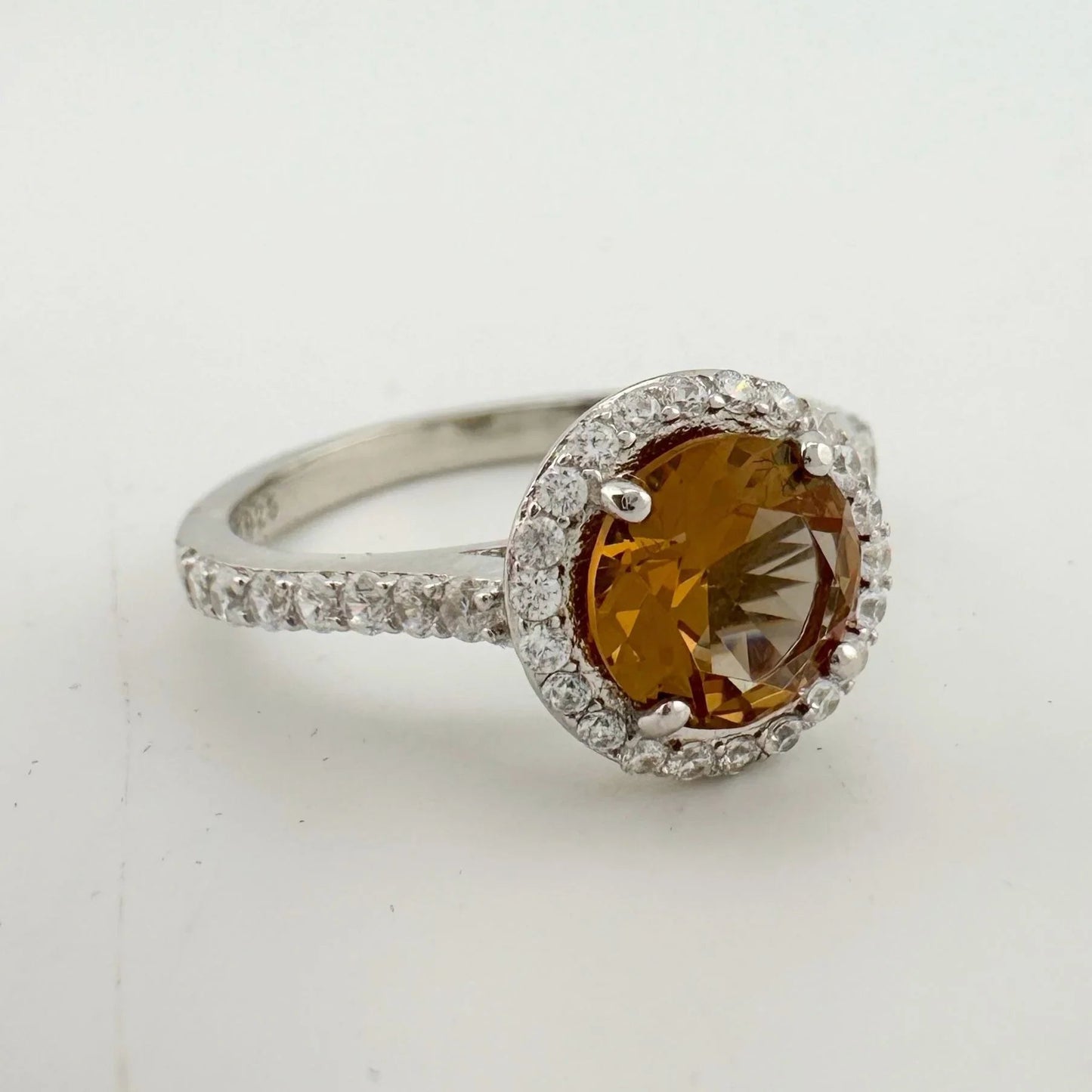 Beautiful Lab Created Sultanite Color Change Halo Ring - Size 6 - A+ Stuff