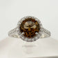 Beautiful Lab Created Sultanite Color Change Halo Ring - Size 6 - A+ Stuff