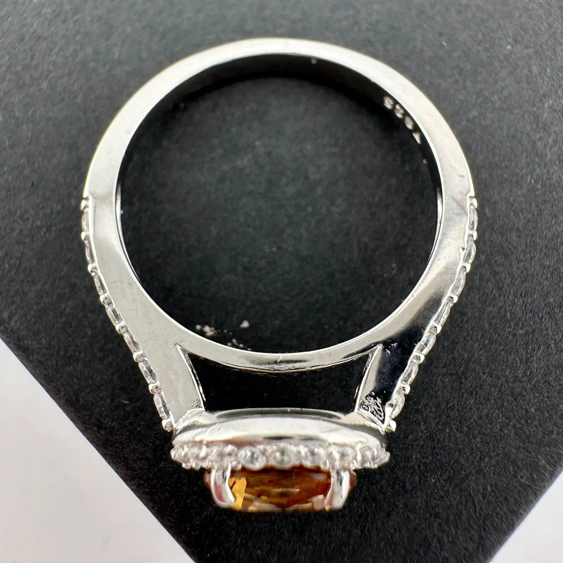 Beautiful Lab Created Sultanite Color Change Halo Ring - Size 6 - A+ Stuff
