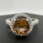 Beautiful Lab Created Sultanite Color Change Halo Ring - Size 6 - A+ Stuff