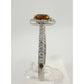 Beautiful Lab Created Sultanite Color Change Halo Ring - Size 6 - A+ Stuff