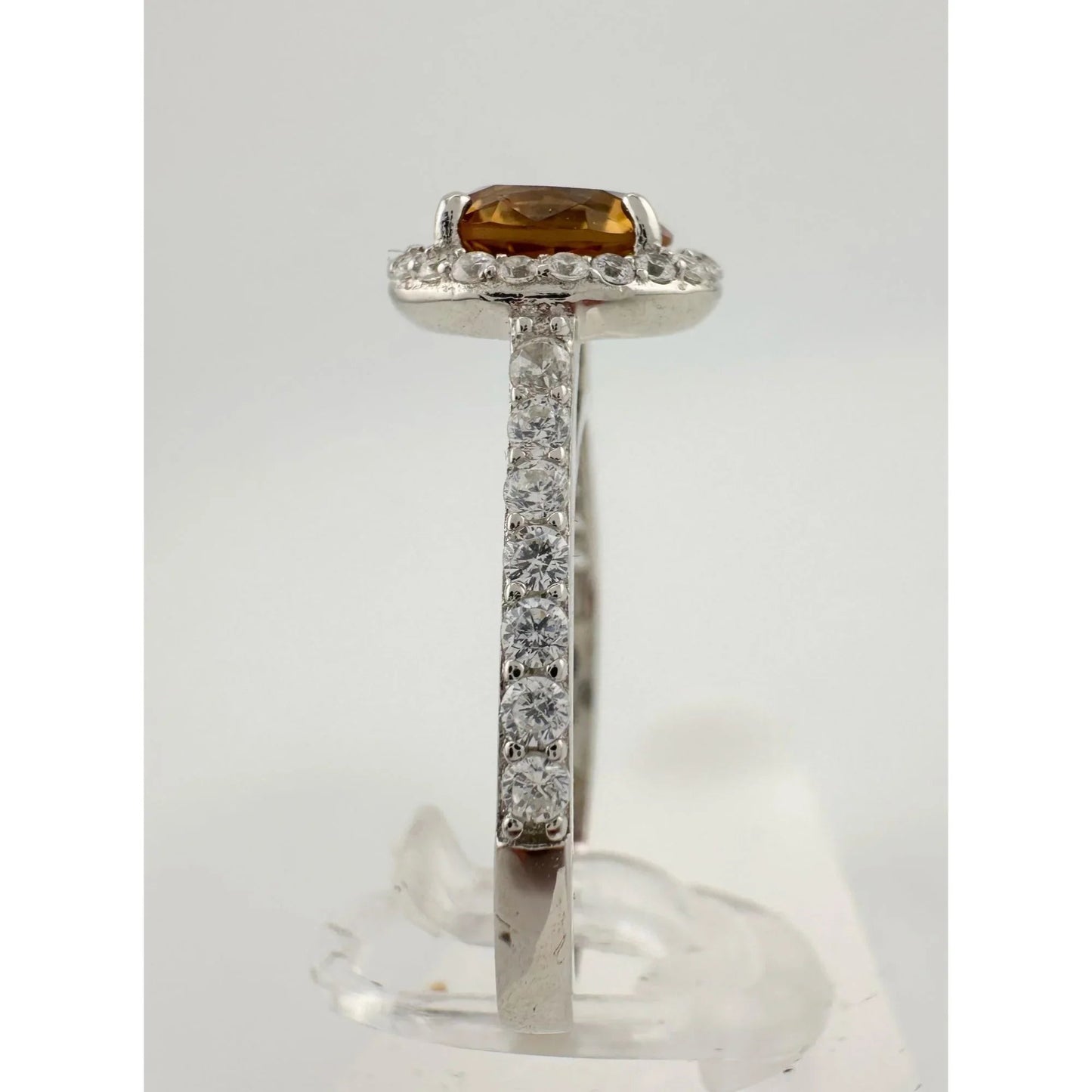 Beautiful Lab Created Sultanite Color Change Halo Ring - Size 6 - A+ Stuff