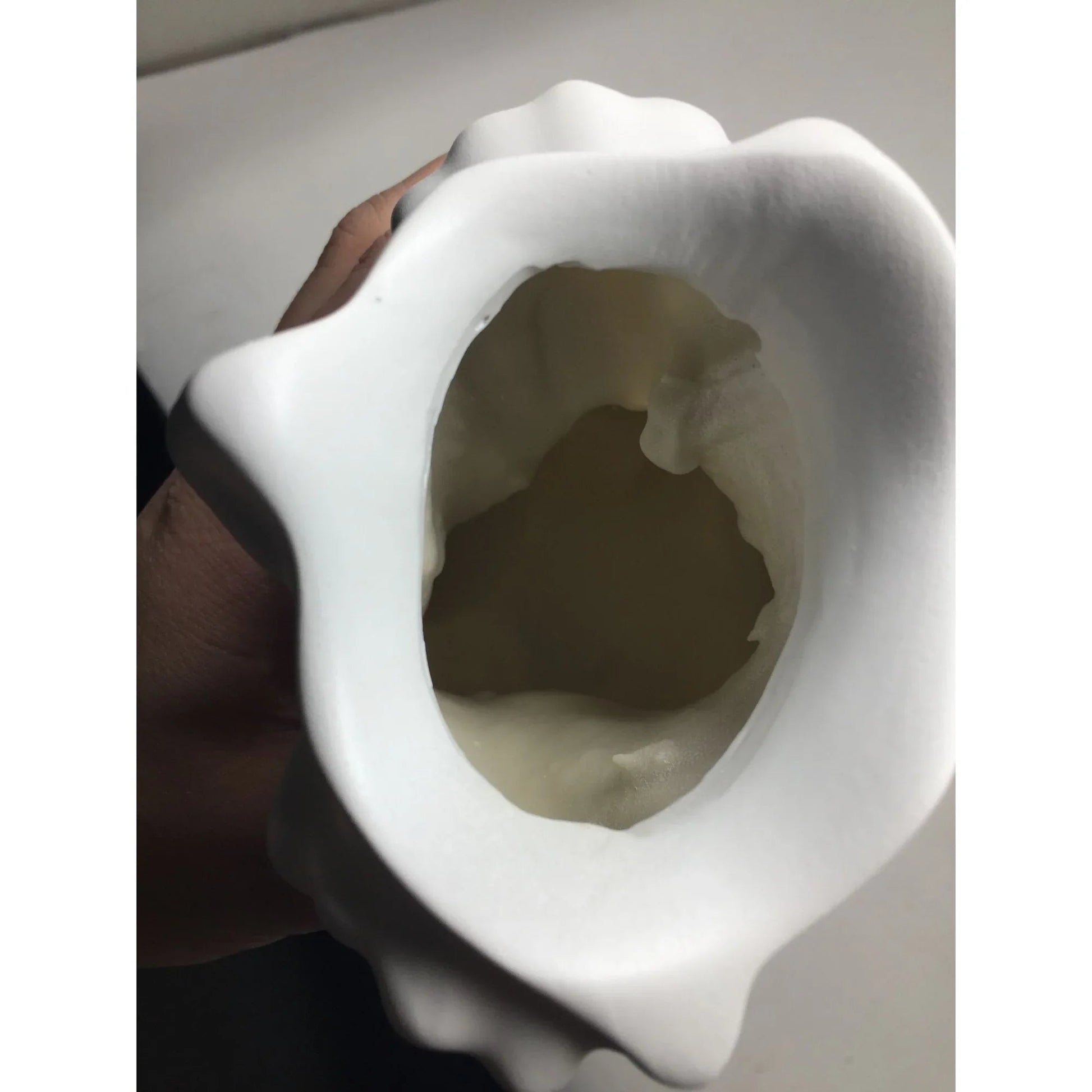 Beautiful White Vase/Planter of a Woman's Face - New - A+ Stuff - Vase or Holder - A+ Stuff