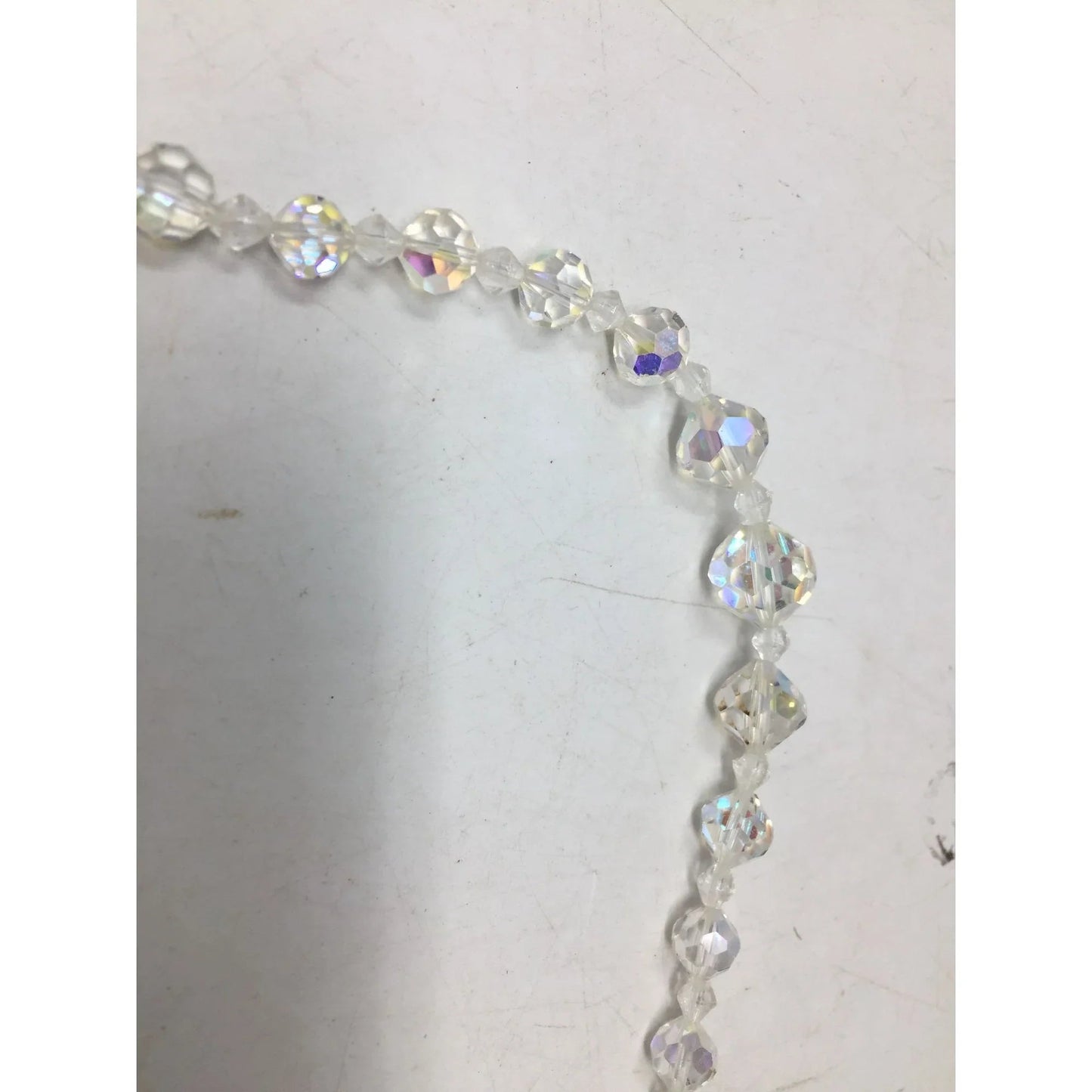 Beautiful Women's Necklace with Clear Beads on it & Clasp - A+ Stuff - Necklace - A+ Stuff