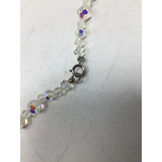 Beautiful Women's Necklace with Clear Beads on it & Clasp - A+ Stuff - Necklace - A+ Stuff