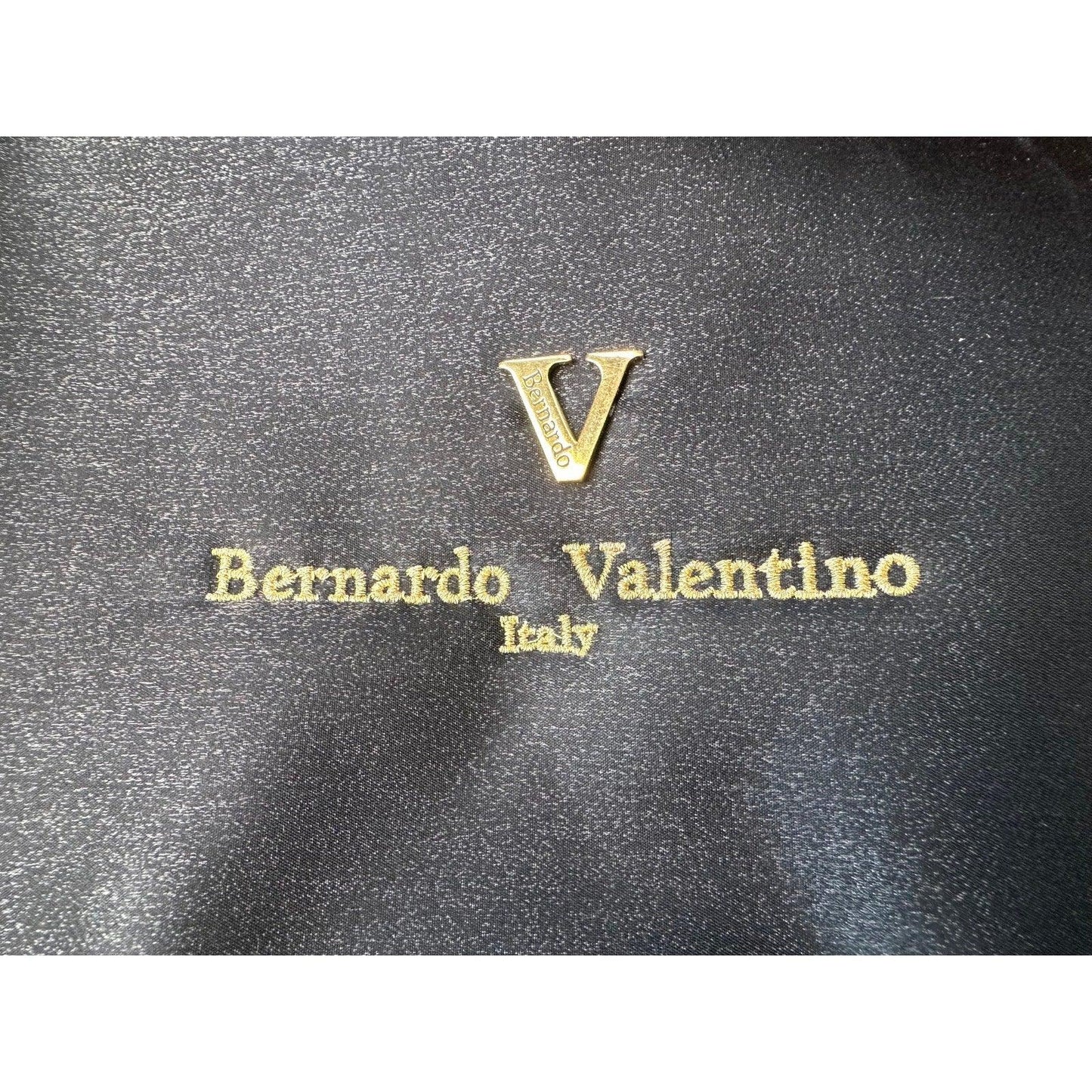 Bernardo Valentino Black Shoulder Bag with Kisslock Coin Purse - Bernardo Valentino - Bag with Coin Pouch - A+ Stuff