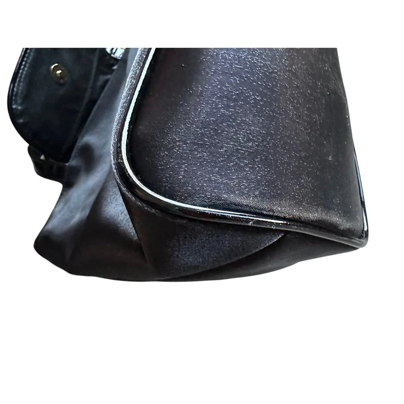 Bernardo Valentino Black Shoulder Bag with Kisslock Coin Purse - Bernardo Valentino - Bag with Coin Pouch - A+ Stuff