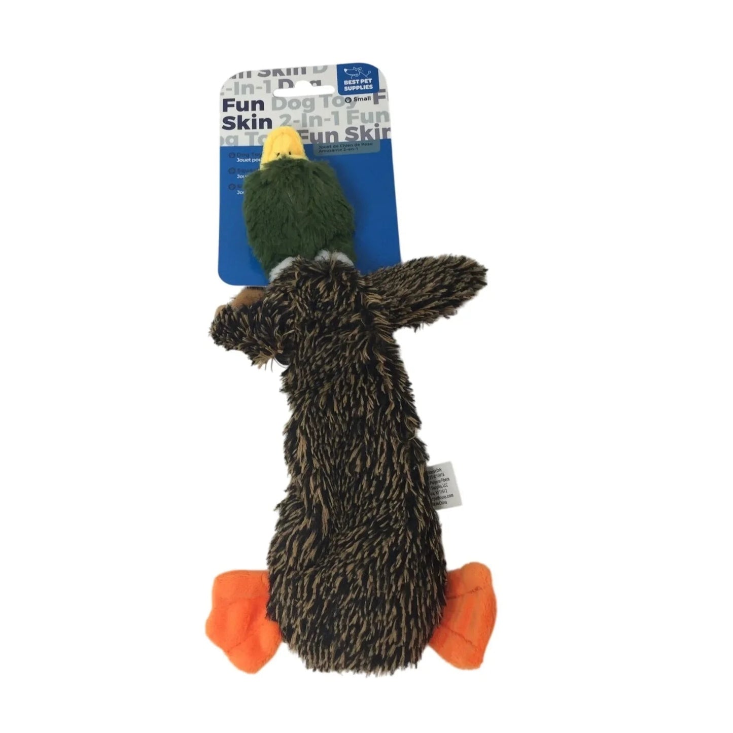 ''Best Pet Supplies'' 2 in 1 Fun Skin Small Duck Dog Toy NWT - A+ Stuff - Toys - A+ Stuff