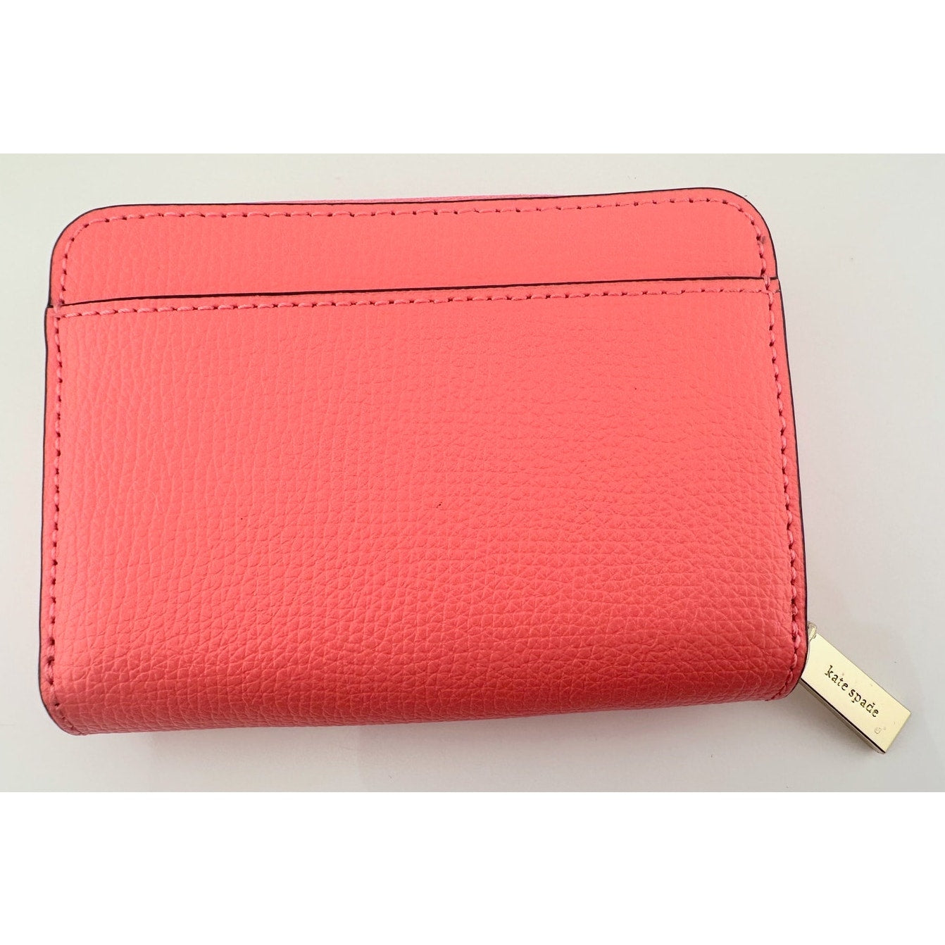 Kate Spade Pink Multi Pocket Compact Zip Wallet