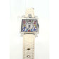 GaGa MILANO NAPOLEONE Men's Wrist watch - White Band -Stand Out Bold Face - Great Find!