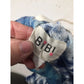 BIBI Blue and White Women's Tie Dyed Hoodie with Long Sleeves - bibi - Shirts & Tops - A+ Stuff