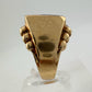 Vintage Free Mason's Ring - 10 kt Gold - Size 9.25