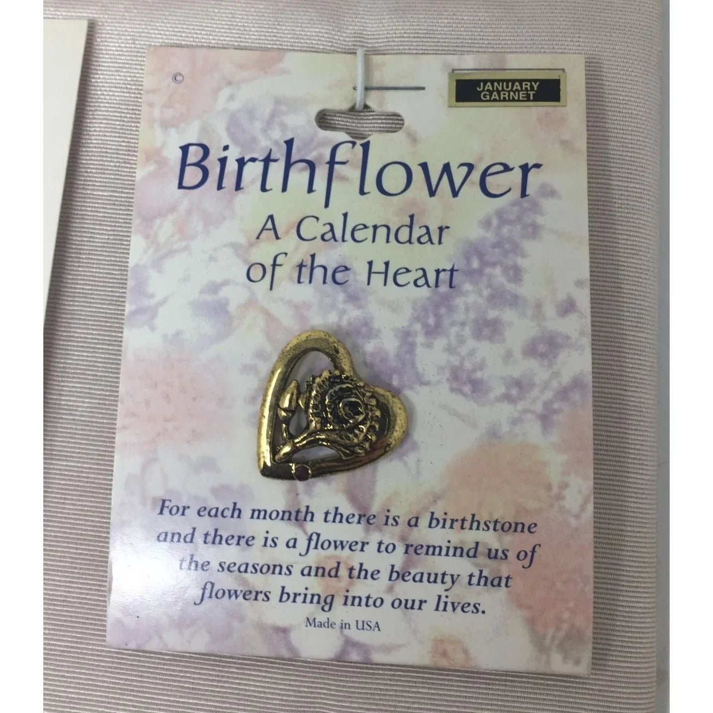 Birthflower Pendants/Charms Representing Birth Months (Jan, Feb, June) - A+ Stuff - Pendant - A+ Stuff