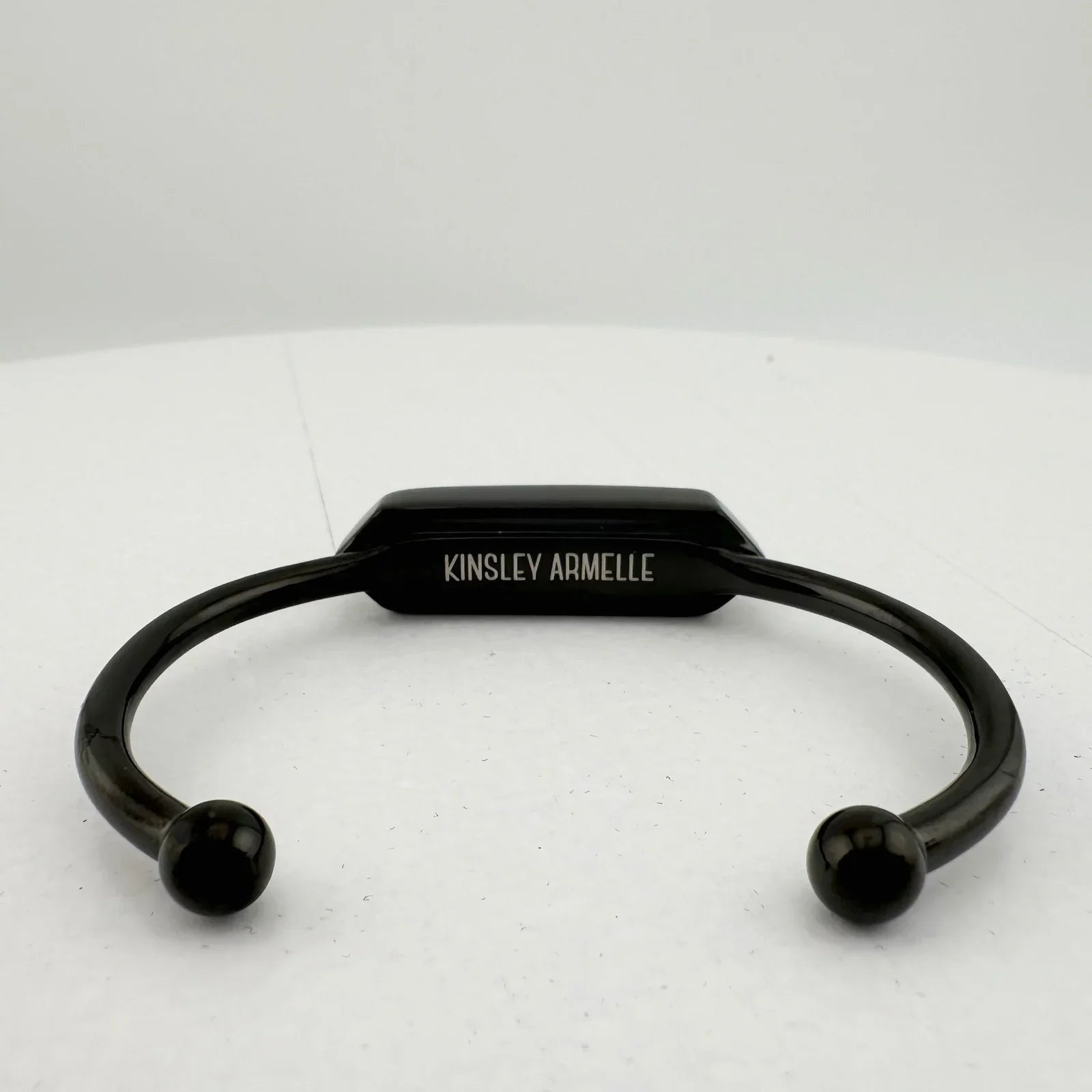 Black Ondine White Quartz Bangle Bracelet - Kinsley Armelle - Bracelet - A+ Stuff