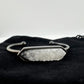 Black Ondine White Quartz Bangle Bracelet - Kinsley Armelle - Bracelet - A+ Stuff