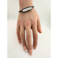 Black Ondine White Quartz Bangle Bracelet - Kinsley Armelle - Bracelet - A+ Stuff