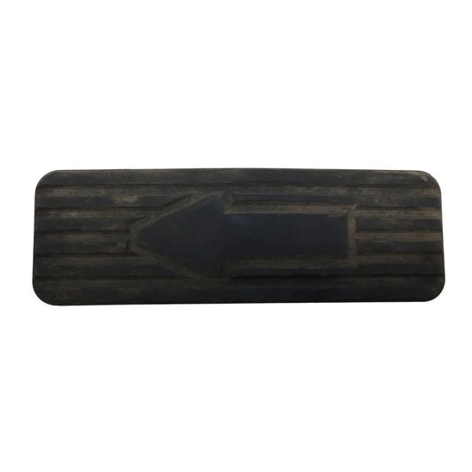 Black Rubber Automotive Replacement Part - Black Rectangle with Arrow on it - A+ Stuff - Auto Part - A+ Stuff