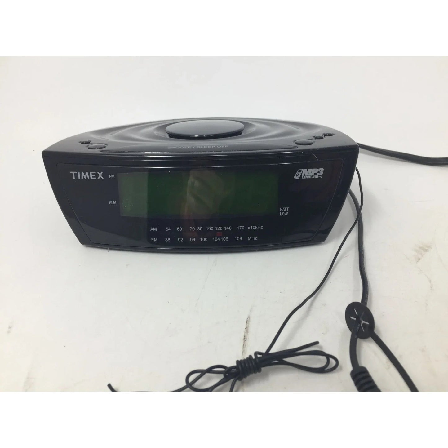 Black Timex Large Display Alarm Clock Radio with Battery Backup - timex - Home & Garden - A+ Stuff