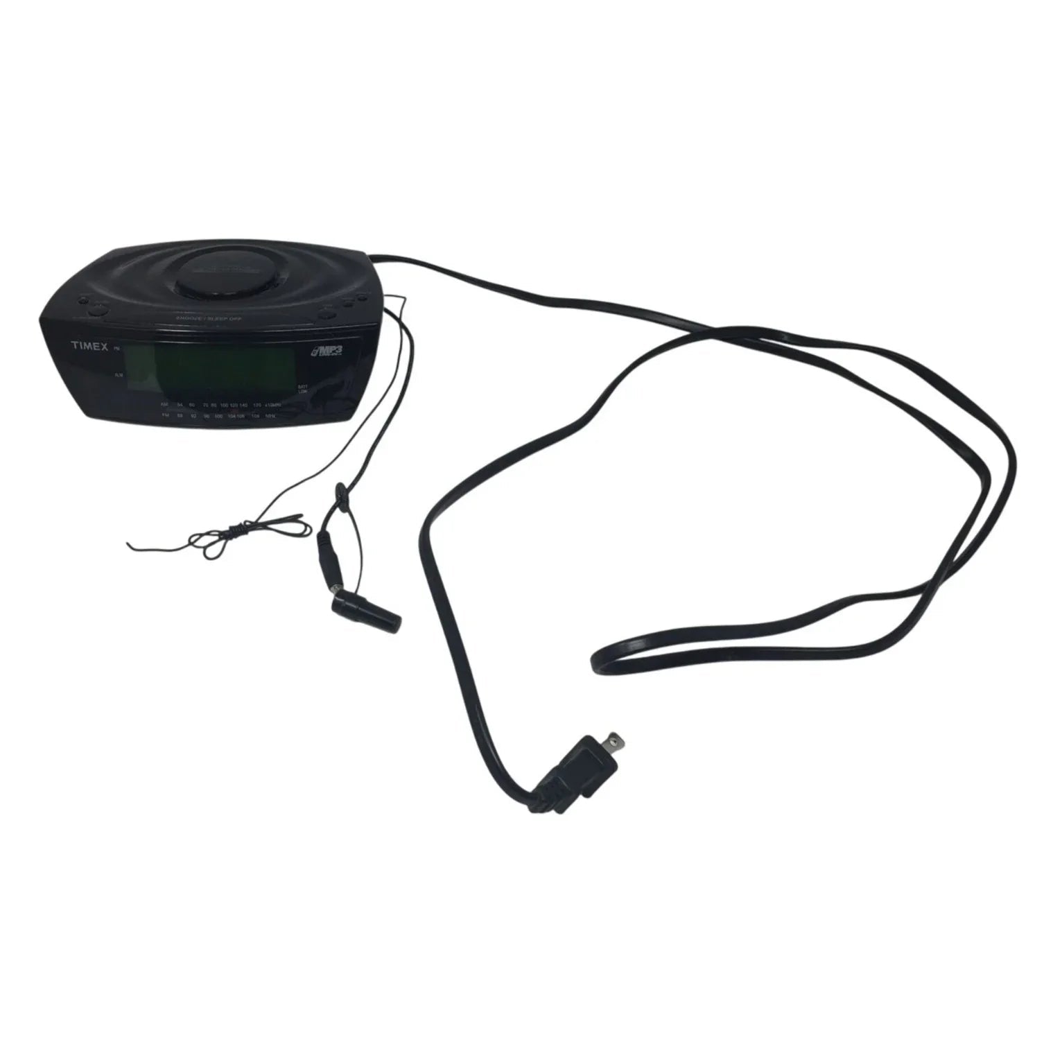Black Timex Large Display Alarm Clock Radio with Battery Backup - timex - Home & Garden - A+ Stuff