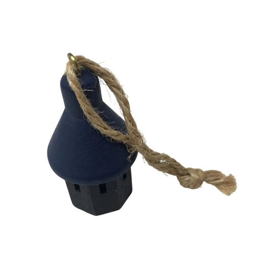 Blue and Black House Christmas Tree Ornament - A+ Stuff - Holiday Ornaments - A+ Stuff