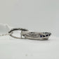 Blue and White Sapphire (Lab Created) Interlocking Loops Pendant with Necklace - A+ Stuff
