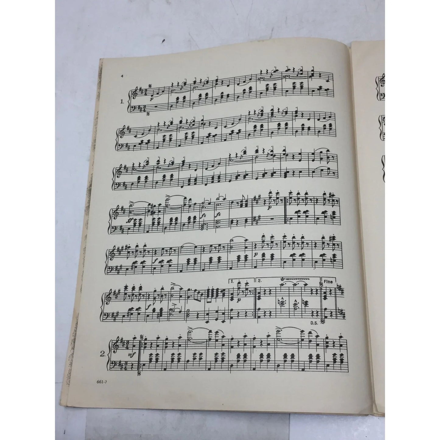 ''Blue Danube'' by Johann Strauss Vintage Sheet Music Book - Miller music corporation - sheet music - A+ Stuff