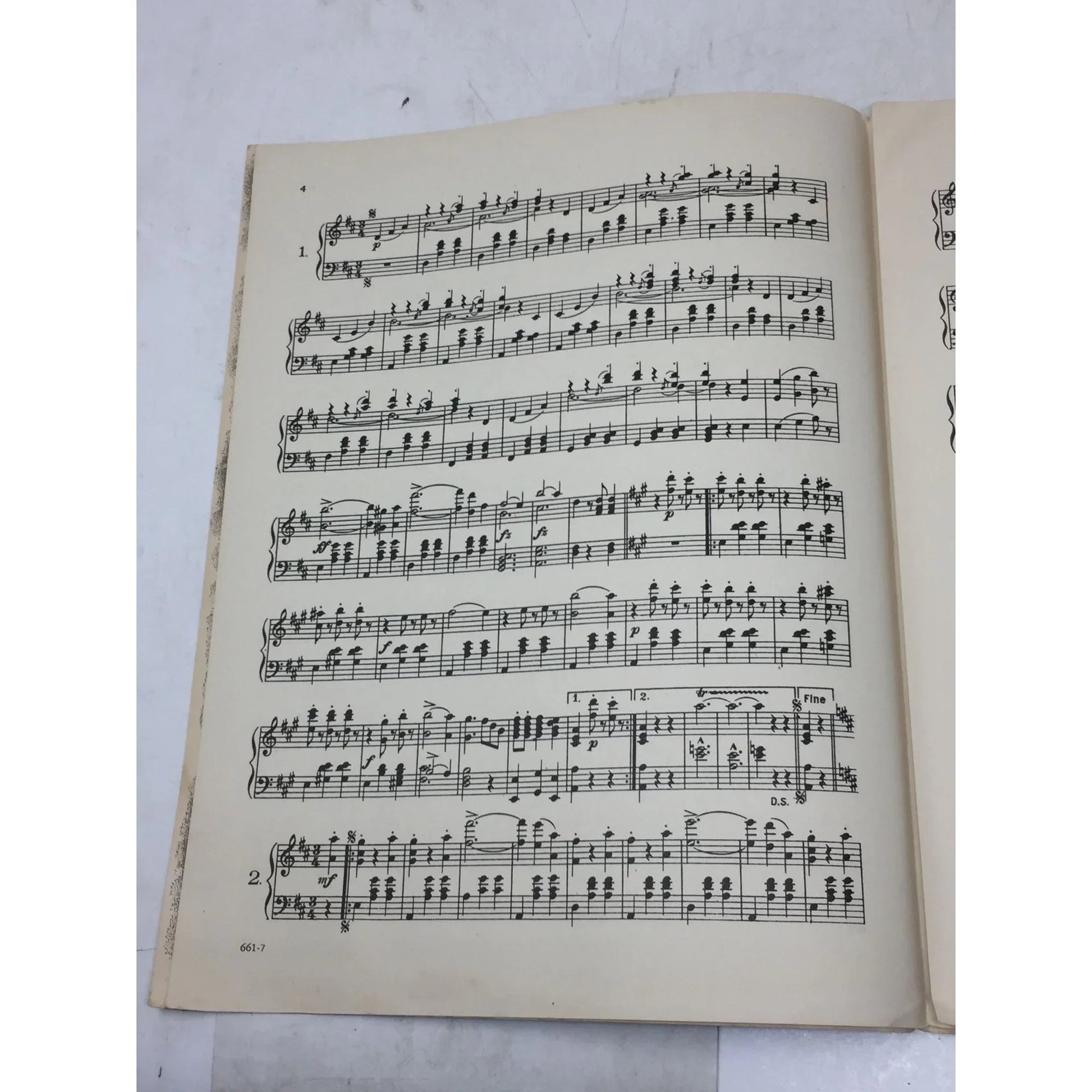 ''Blue Danube'' by Johann Strauss Vintage Sheet Music Book - Miller music corporation - sheet music - A+ Stuff