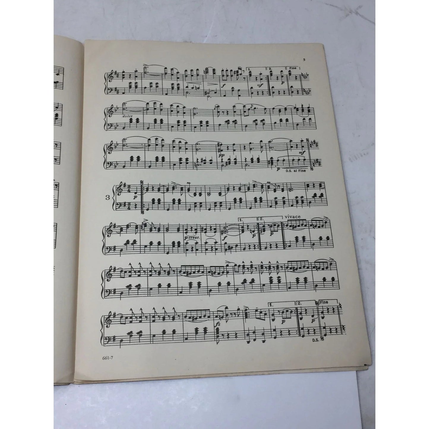 ''Blue Danube'' by Johann Strauss Vintage Sheet Music Book - Miller music corporation - sheet music - A+ Stuff