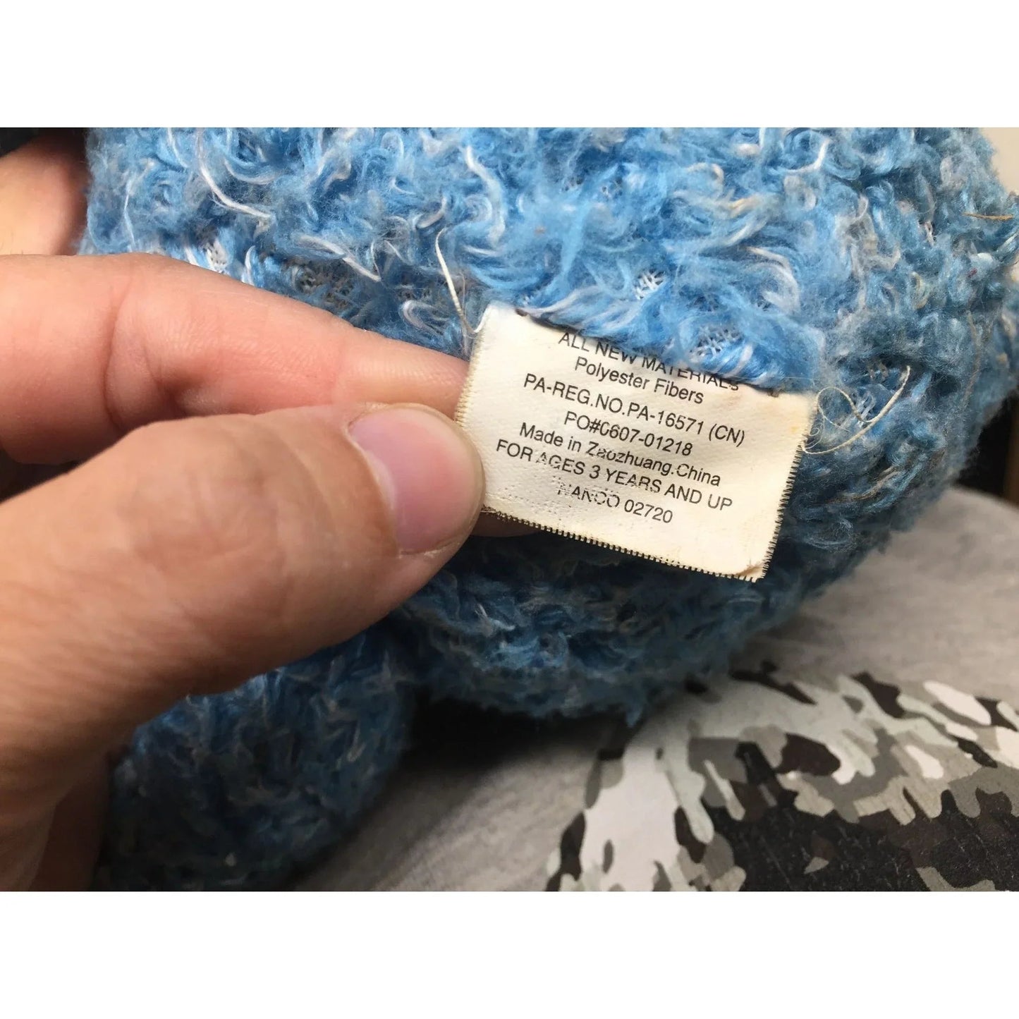 Blue Teddy Bear Plush Stuffed Animal Toy wearing a Blue Scarf - A+ Stuff - Stuffed Animals - A+ Stuff
