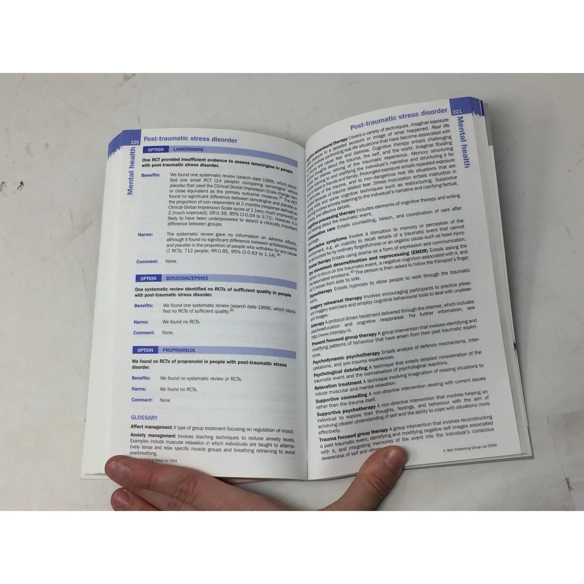 BMJ Clinical Evidence Mental Health Softcover Book - A+ Stuff - Books - A+ Stuff