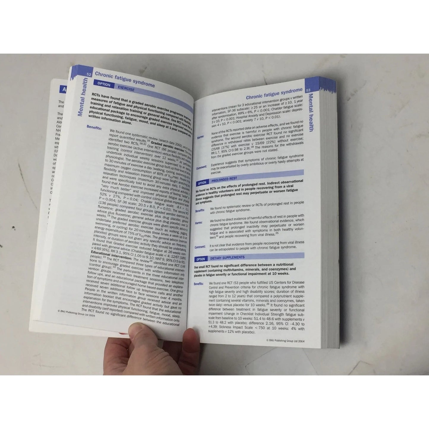 BMJ Clinical Evidence Mental Health Softcover Book - A+ Stuff - Books - A+ Stuff