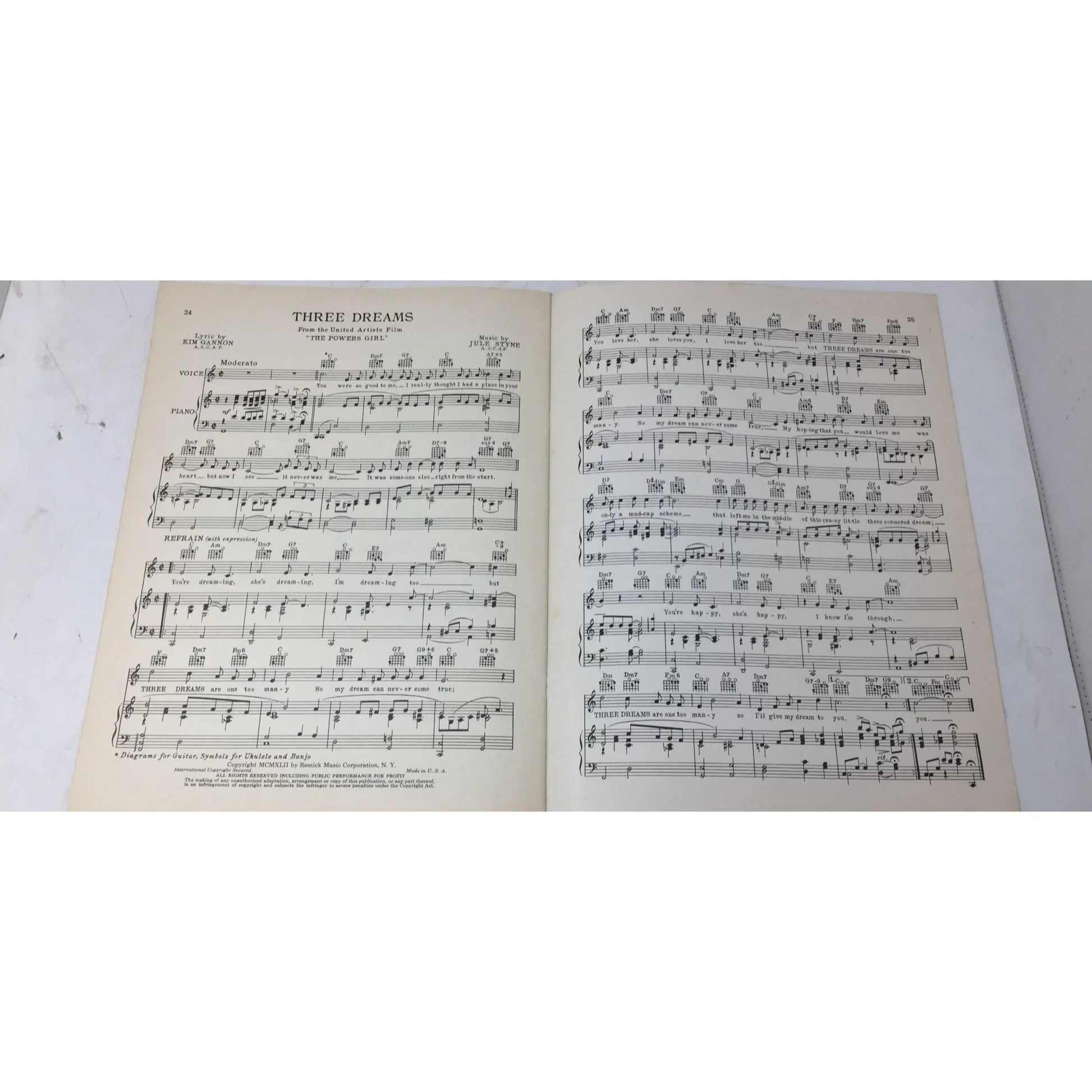 Book 3 Rainbow Album of Popular Songs Complete Words & Music - A+ Stuff - sheet music - A+ Stuff