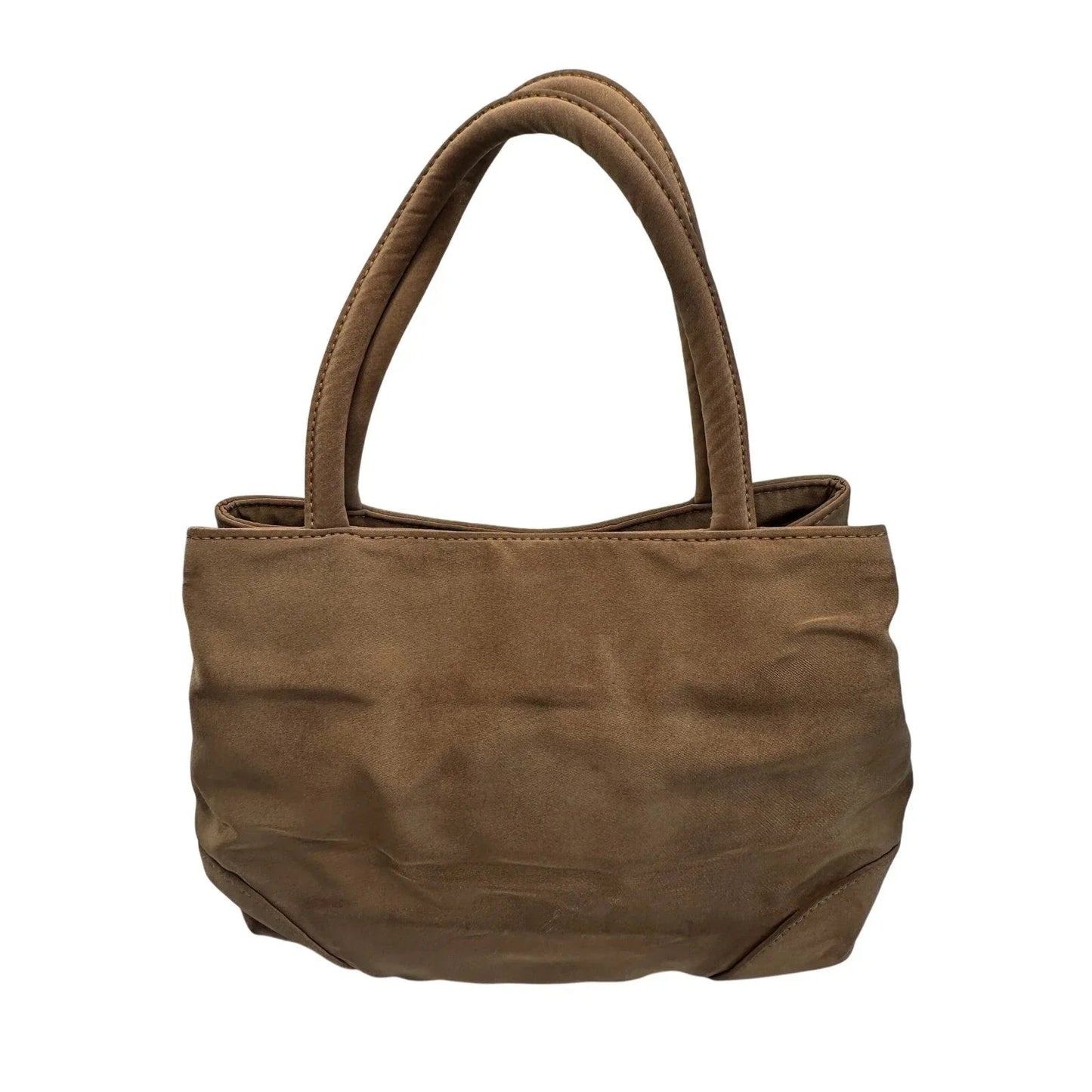 Bottega Veneta Brown Nylon Mini Bag with Mirror - Bottega Veneta - Handbags - A+ Stuff