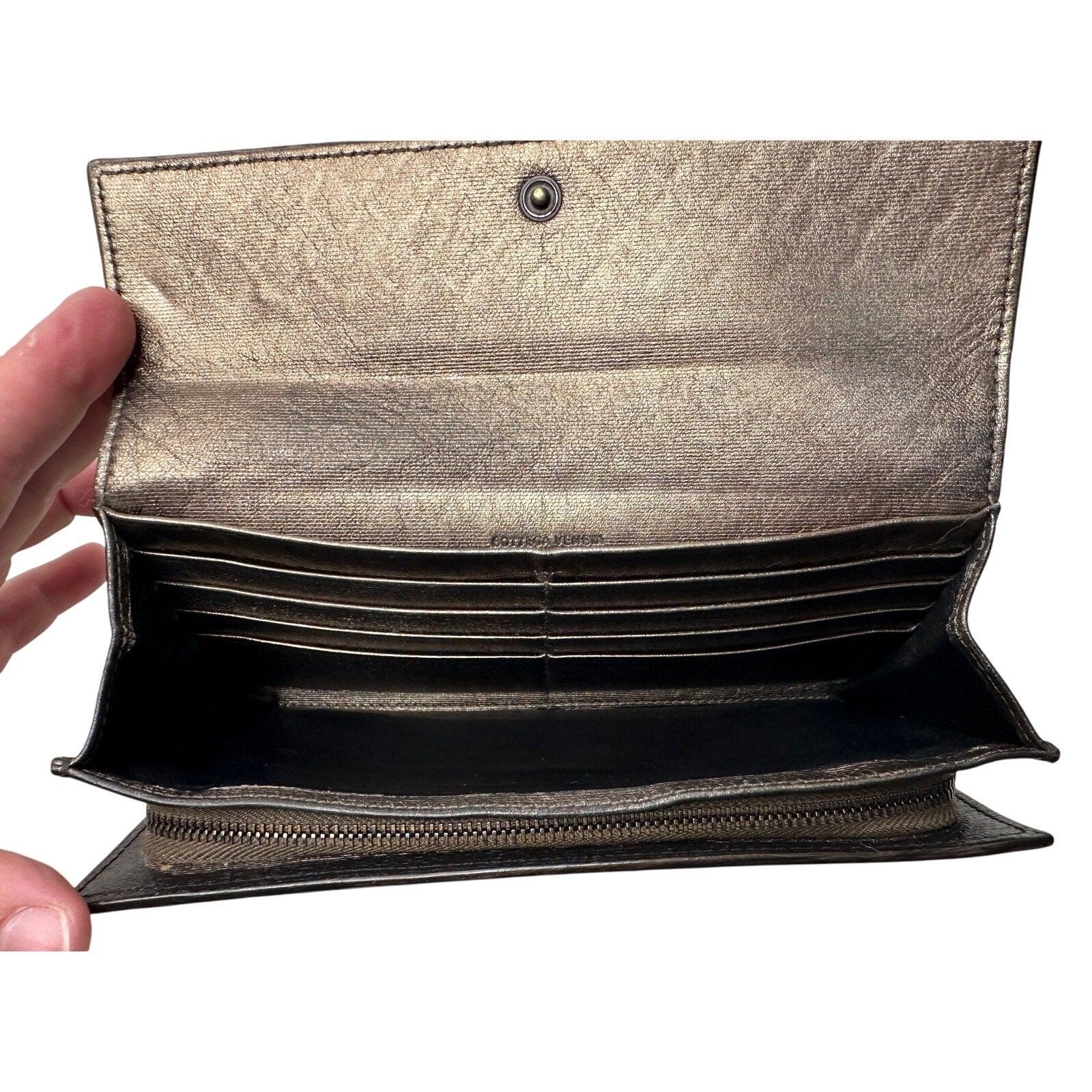 Bottega Veneta Intrecciato Woven Black Leather Long Flap Wallet - Bottega Veneta - Womens Wallet - A+ Stuff