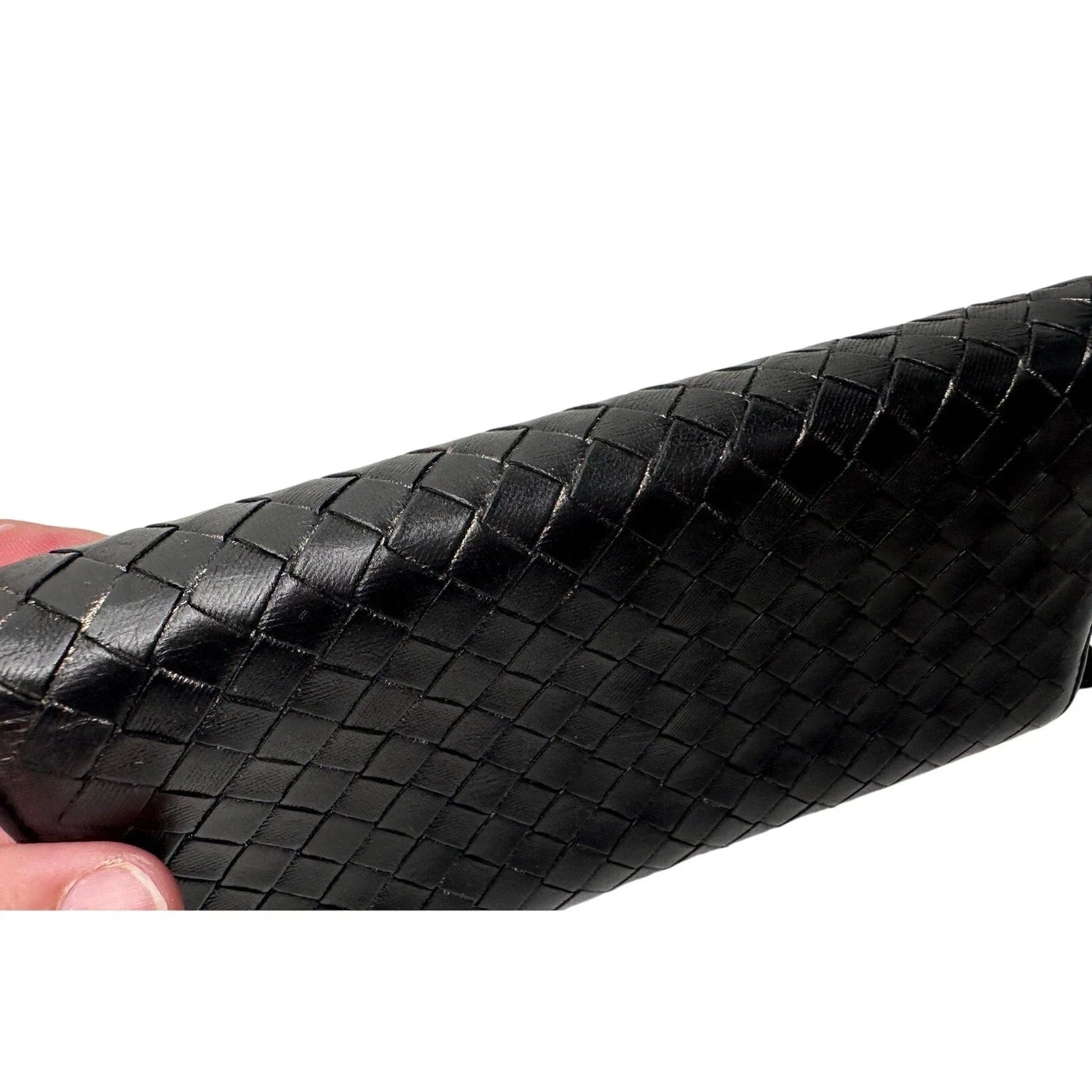 Bottega Veneta Intrecciato Woven Black Leather Long Flap Wallet - Bottega Veneta - Womens Wallet - A+ Stuff