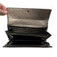 Bottega Veneta Intrecciato Woven Black Leather Long Flap Wallet - Bottega Veneta - Womens Wallet - A+ Stuff