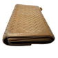 Bottega Veneta Intrecciato Woven Tan Leather Long Flap Wallet - Bottega Veneta - Women's Long Wallet - A+ Stuff
