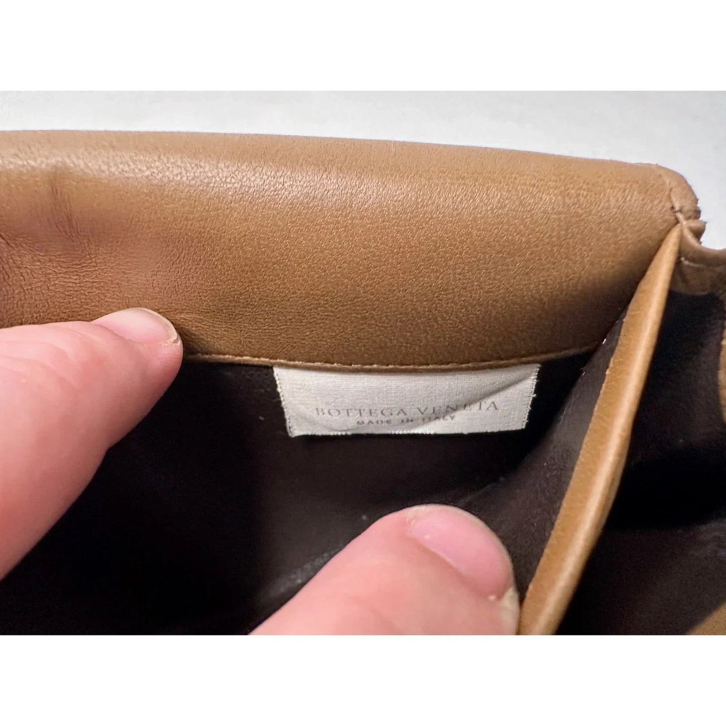 Bottega Veneta Intrecciato Woven Tan Leather Long Flap Wallet - Bottega Veneta - Women's Long Wallet - A+ Stuff