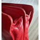 Bottega Veneta Red Leather Document Tote Shoulder Bag w Black Interior - A+ Stuff