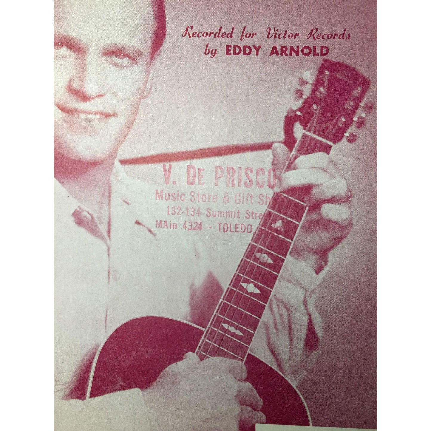 ''BOUQUET OF ROSES'' Vintage 1948 Sheet Music - A+ Stuff - sheet music - A+ Stuff