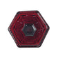Vintage Avon 1876 Cape Cod Ruby Red Glass Candle Holder - Roman Rosette Pressed Glass Avon  A+ Stuff Candle Holders