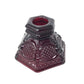 Vintage Avon 1876 Cape Cod Ruby Red Glass Candle Holder - Roman Rosette Pressed Glass Avon  A+ Stuff Candle Holders