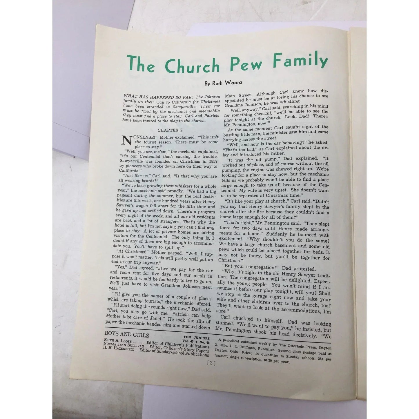 ''Boys and Girls The Evangelical United Brethren Church'' - A+ Stuff - books - A+ Stuff