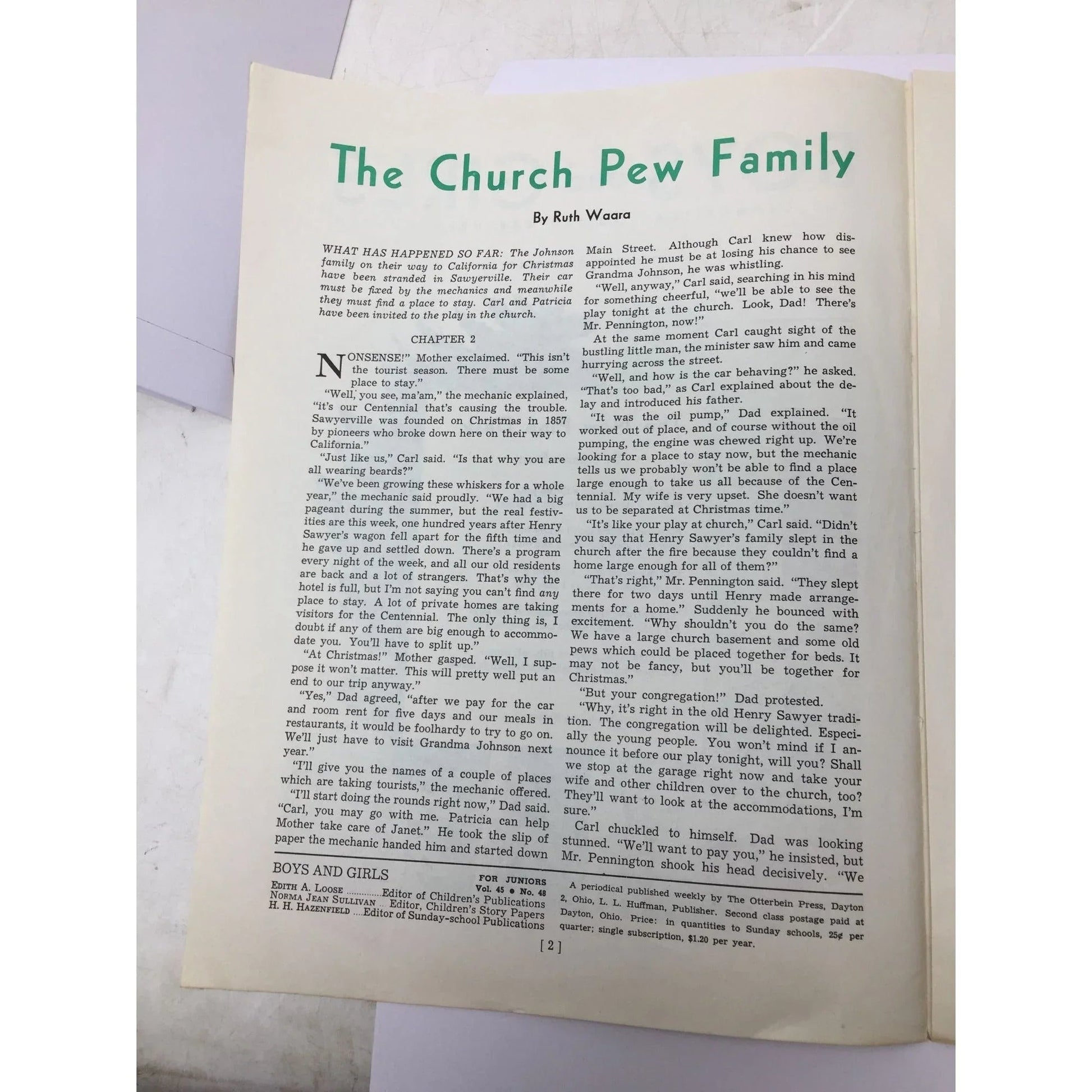 ''Boys and Girls The Evangelical United Brethren Church'' - A+ Stuff - books - A+ Stuff